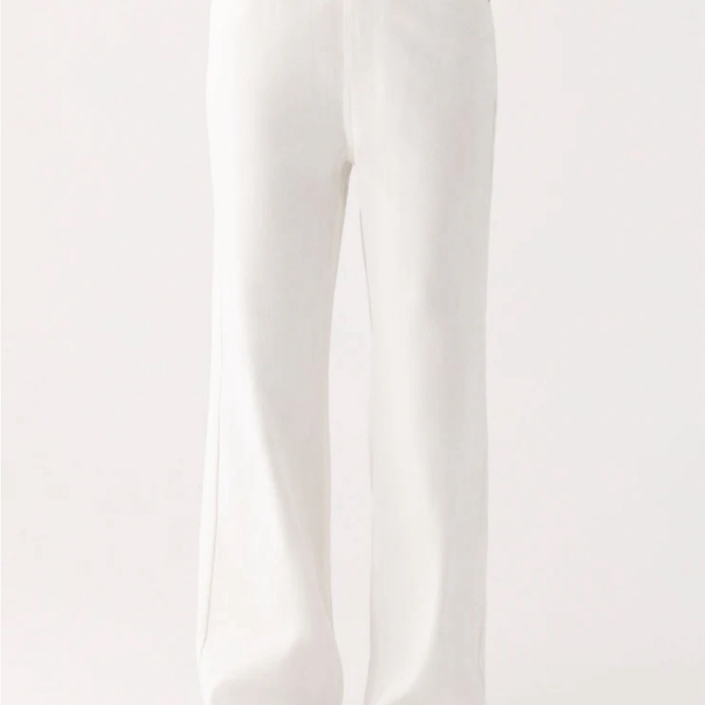Peppermayo Exclusive - Back Again Straight Leg Denim Jeans - White - Picture 5 of 10